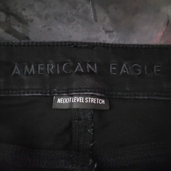 AMERICAN EAGLE | hi-rise jegging skinny stretch distressed jeans - Picture 7 of 10